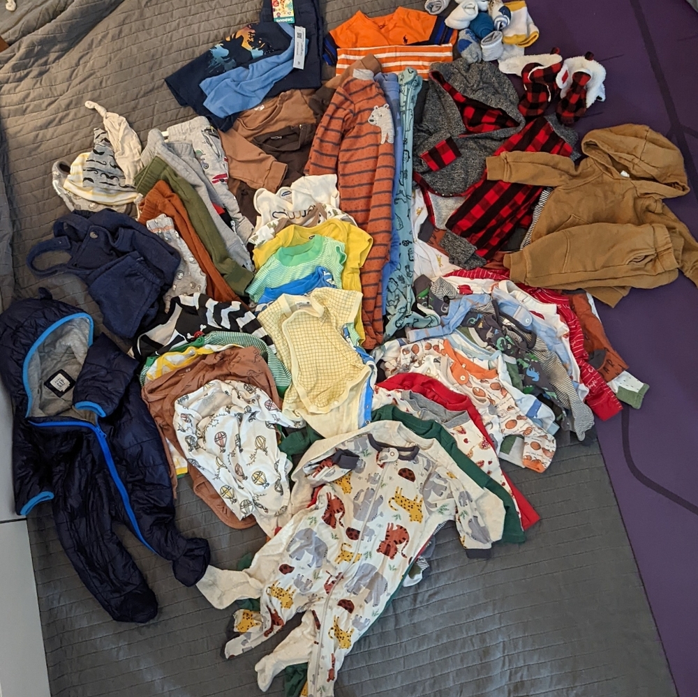 Baby clothes bundle 3 to 6 months